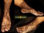 Henna on the feet